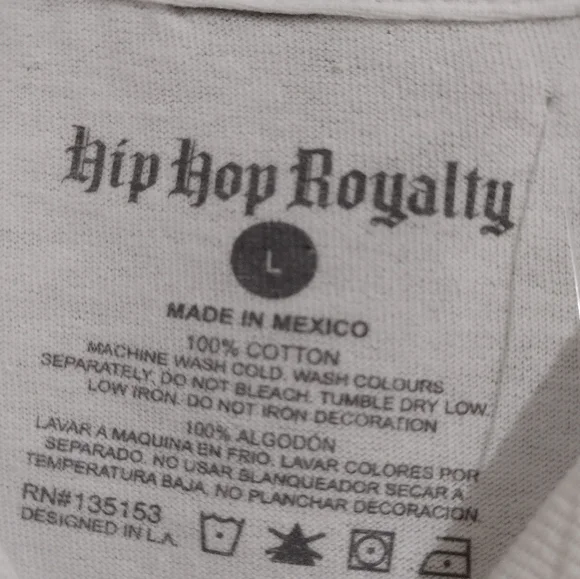 Nwt‎ Hip Hop Royalty T-Boz Size Large. - Picture 3 of 5